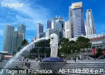 Der Merlion Park in Singapur ist eine der bekanntesten Sehenswürdigkeiten der Stadt und ein absolutes Muss für jeden Besucher.